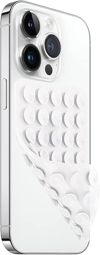 1 Pack Silicone Suction Cup Phone Case Mount Double Sided, Hands-Free Strong Grip Silicon Phone H... | Amazon (US)