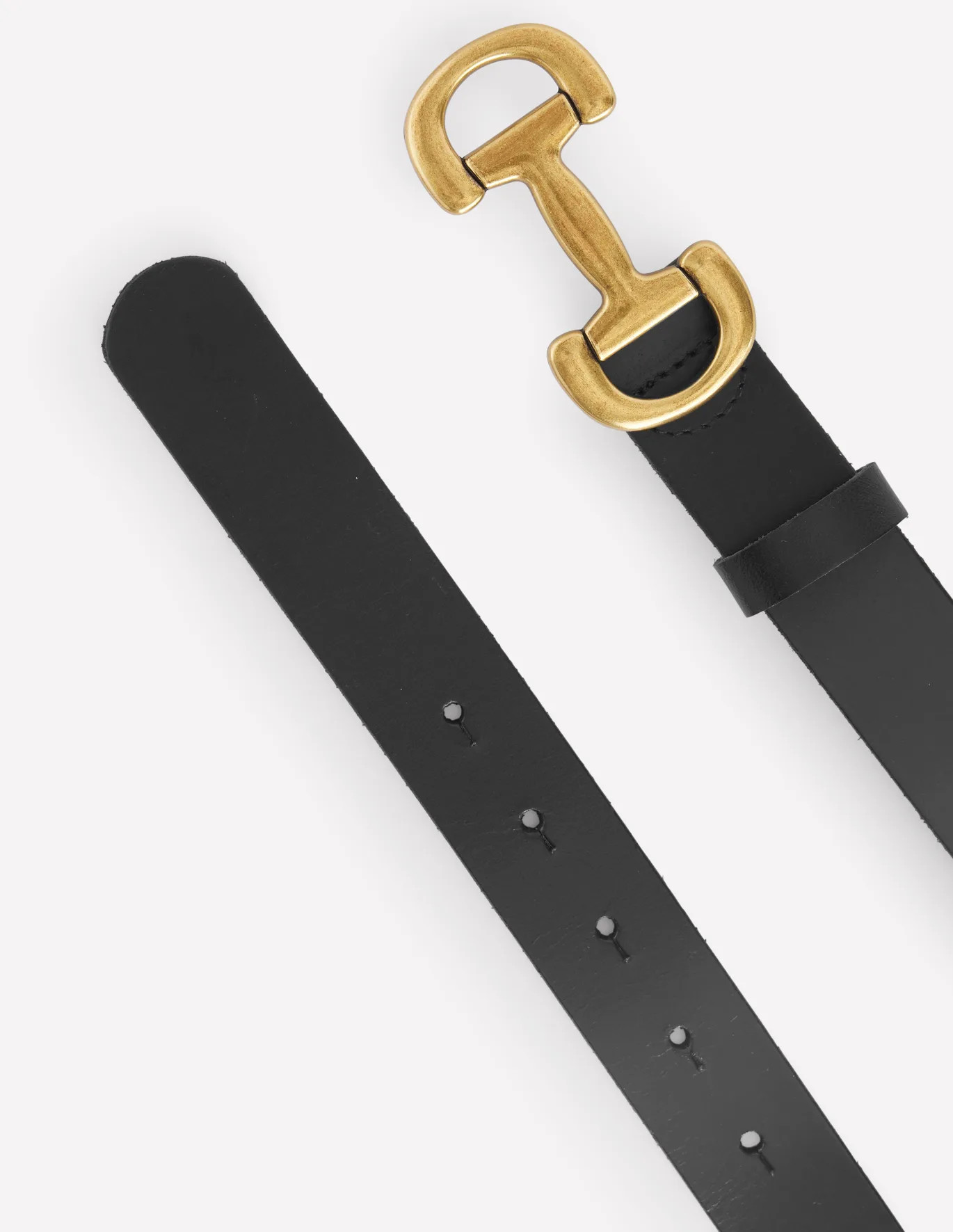Iris Snaffle-Trim Leather Belt | Boden UK