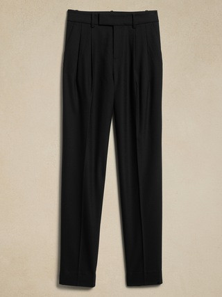 Barathea Italian Wool Tapered Pant | Banana Republic (US)