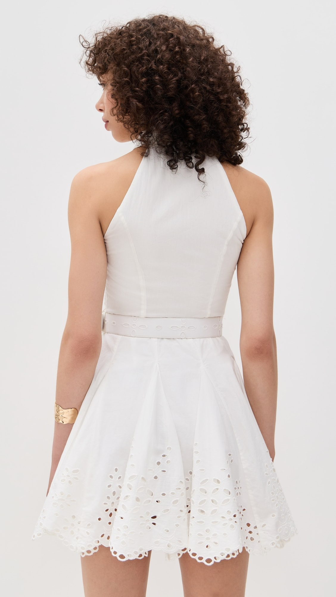 Short Dress with Buckle Belt | Shopbop