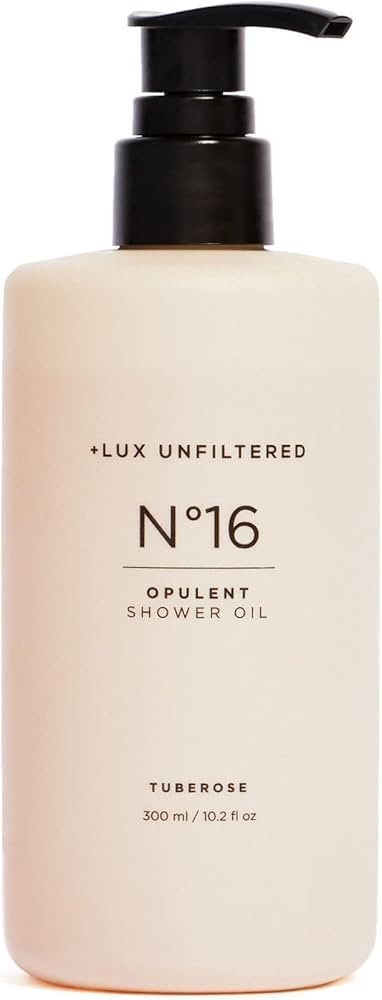 + Lux Unfiltered N°16 Opulent Shower Oil in Tuberose - Luxurious Hydrating Full Body Oil Cleanse... | Amazon (US)