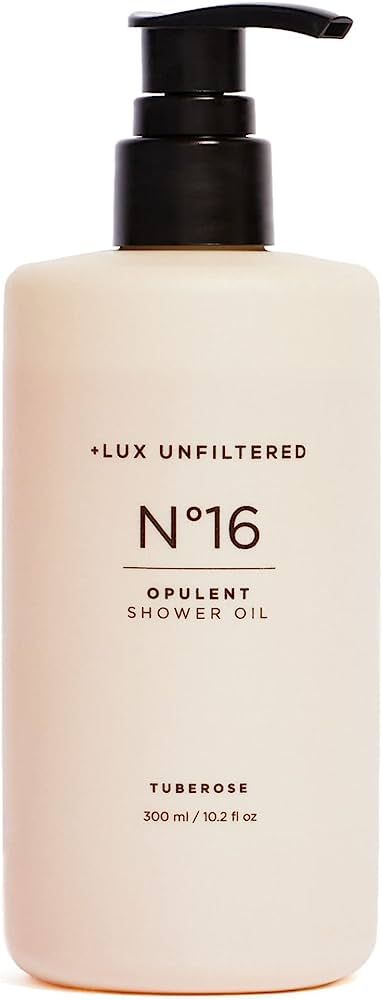 + Lux Unfiltered N°16 Opulent Shower Oil in Tuberose - Luxurious Hydrating Full Body Oil Cleanse... | Amazon (US)