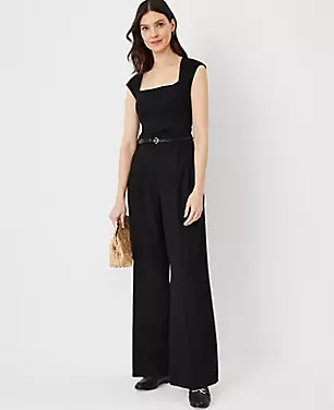 The Pleated Wide-Leg Pant | Ann Taylor (US)