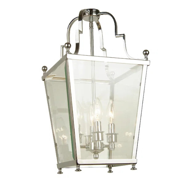 Mcburney 4 - Light Dimmable Lantern Geometric Chandelier | Wayfair North America