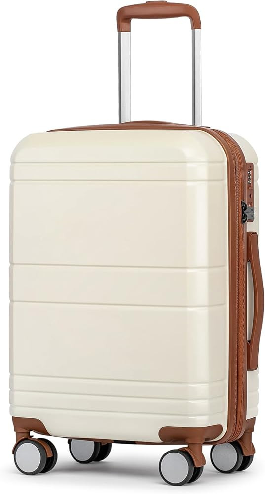 KYME Carry On Luggage 22x14x9 Airline Approved,Hardshell Carry On Suitcase with Tsa Lock,Small Su... | Amazon (US)
