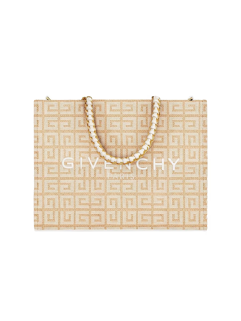 Givenchy Small G Tote Shopping Bag In 4G Jute | Saks Fifth Avenue