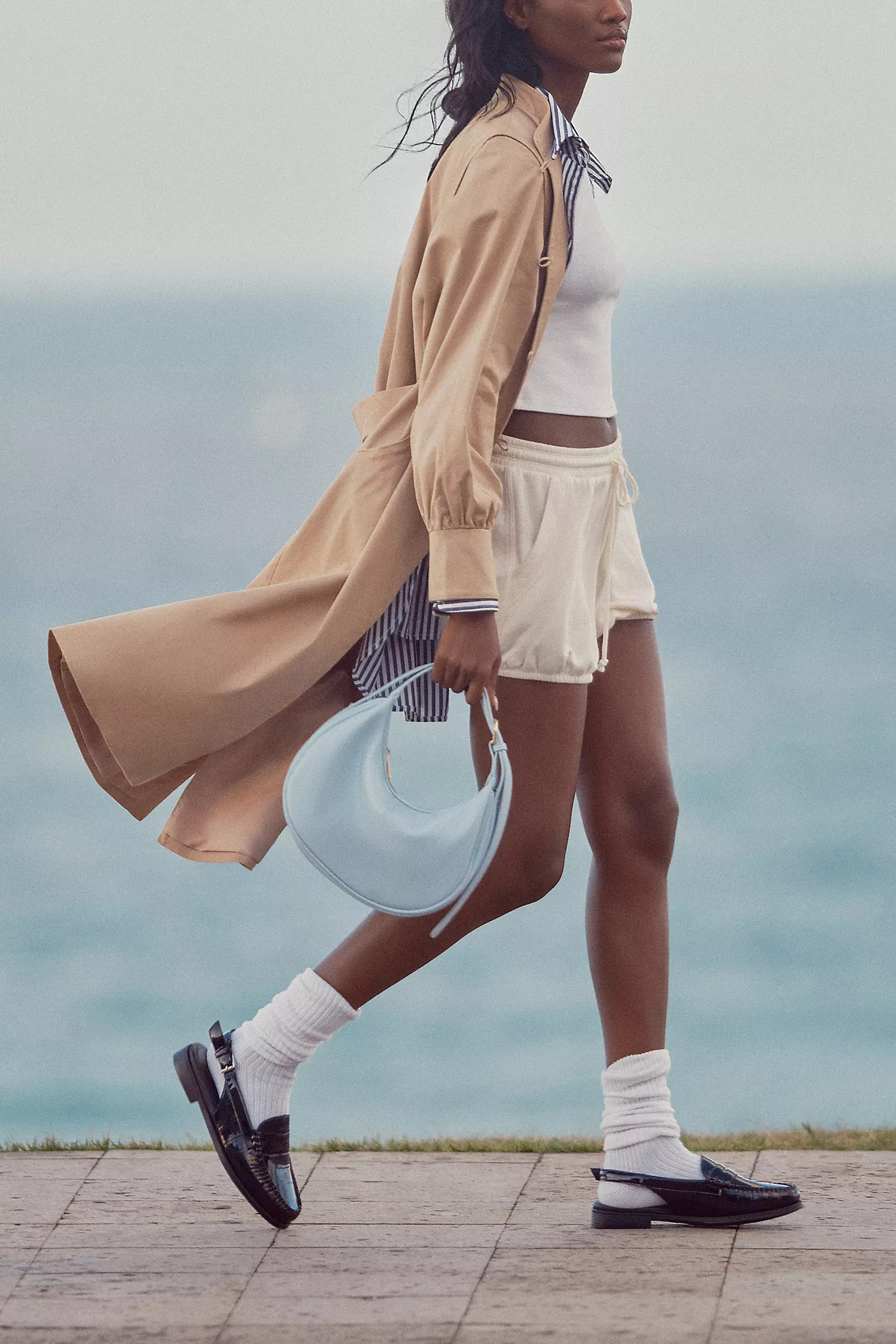 The Brea Faux Leather Shoulder Bag | Anthropologie (US)