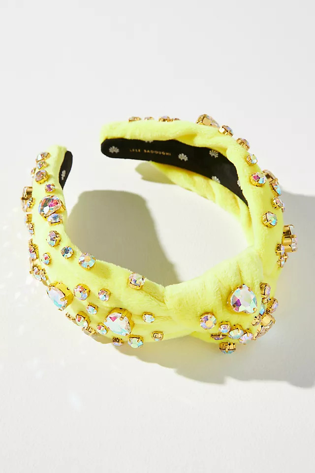 Lele Sadoughi Crystal Heart Headband | Anthropologie (US)
