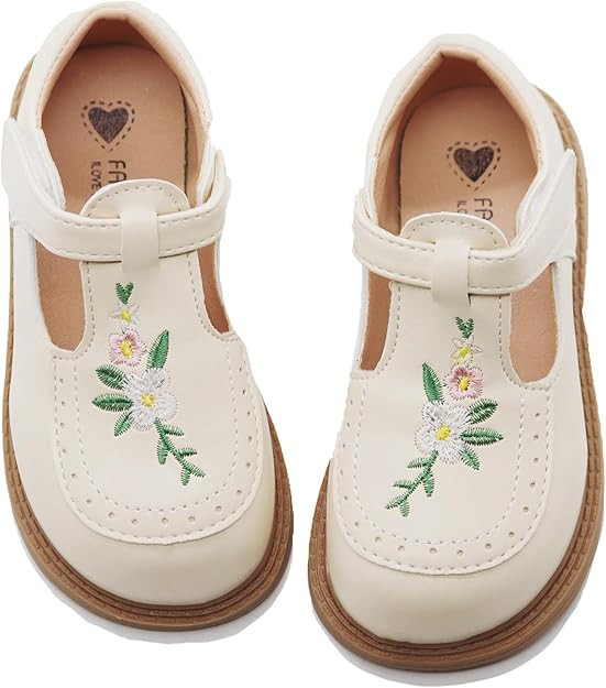 Girls Dress Shoes Toddler Mary Janes Shoes Little Girl School Uniform Oxford Shoes for Girl Flats | Amazon (US)