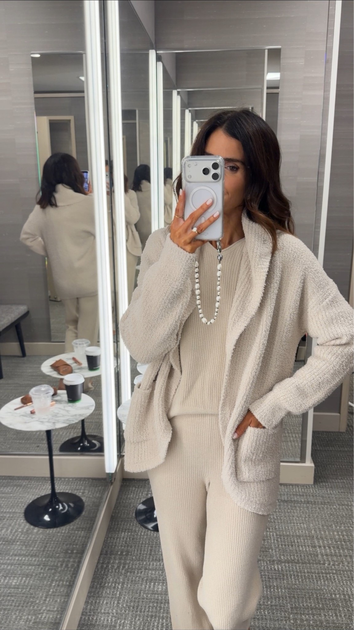 Every year I like to pick up at least one cozy cardigan from barefoot dreams. I’m just shy of 5-7” wearing the size XS set and small cardigan

ICON card members can shop the sale starting tonight at 9:05 PST ✨ 
#stylinbyaylin #aylin #nordstrom #nsale

#LTKootd #LTKSeasonal #LTKSaleAlert