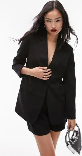 Single Breasted Longline Blazer | Nordstrom