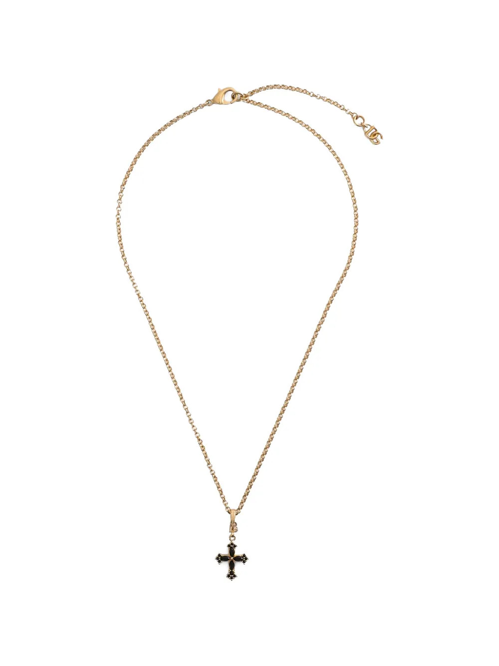 Dolce & Gabbana cross-pendant Necklace | Gold | FARFETCH UK | Farfetch Global