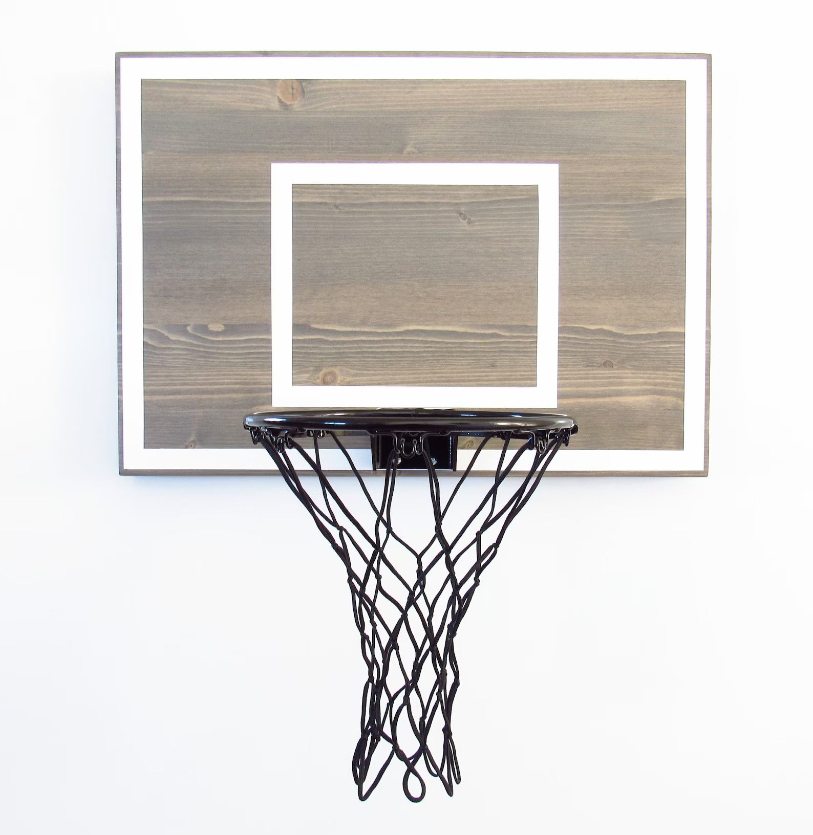 Gray Wood Basketball Hoop. Handmade Weathered Gray Basketball | Etsy | Etsy (US)