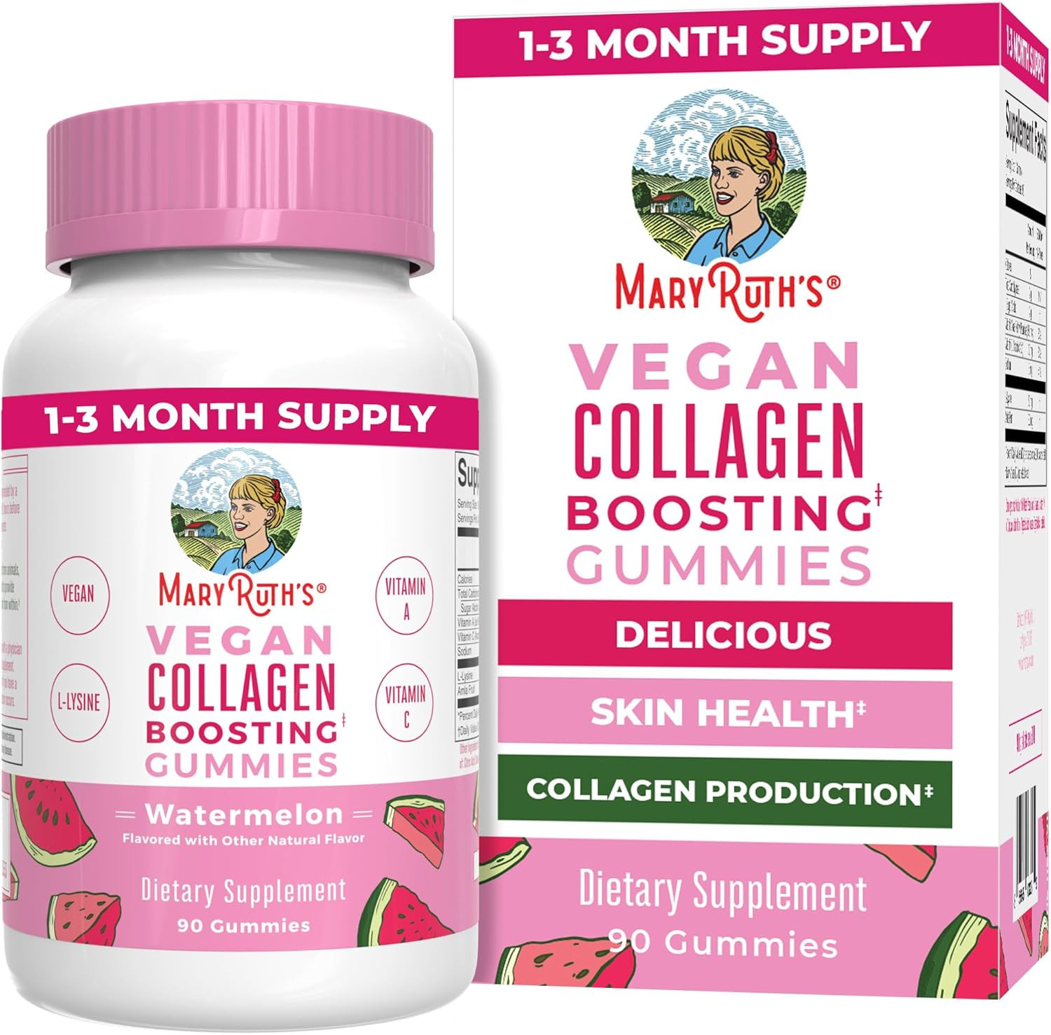MaryRuth Organics Vegan Collagen for Women & Men, Collagen Boosting Gummies, Skin Care, Lysine, V... | Amazon (US)