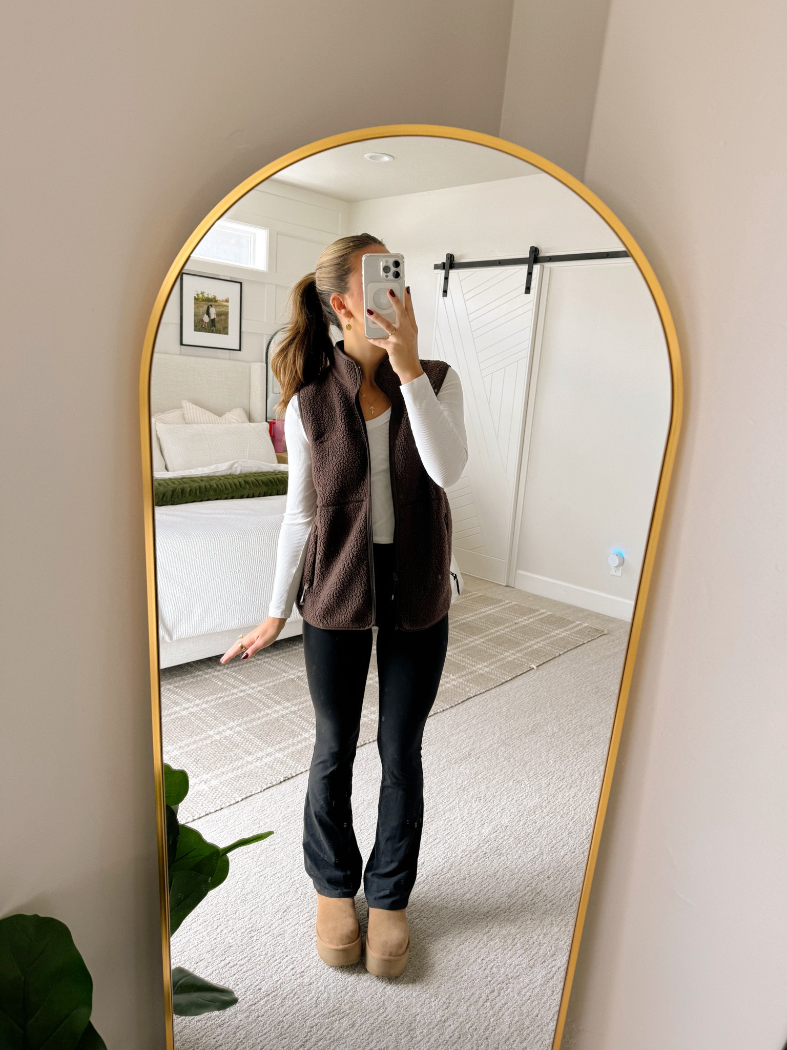 fall essentials!! wearing a size small top, small vest, and size 2 leggings! UGGs run small IMO I sized up a size! 

fall outfit inspo, aritzia TNA, lululemon, flat leggings, amazon finds, back to school 

#LTKSeasonal #LTKFallSale #LTKStyleTip