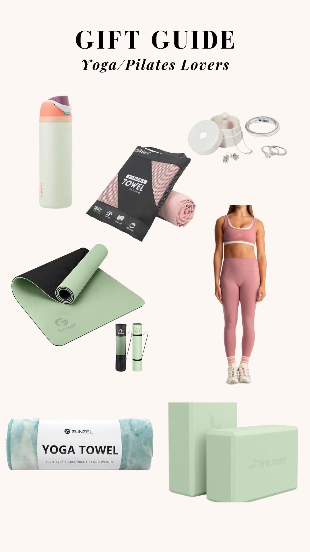 Gift guide for the yoga or Pilates lover
Pilates gift 
Yoga gift 
Gift for her 
Black Friday 

#LTKCyberWeek #LTKActive #LTKGiftGuide