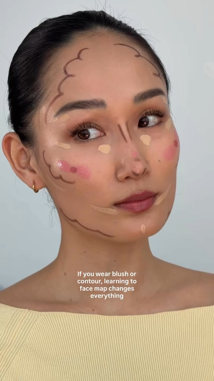 Placement and shade matter more than the product sometimes. Learning where to place my blush and contour for my face shape made the biggest difference. #blushplacement