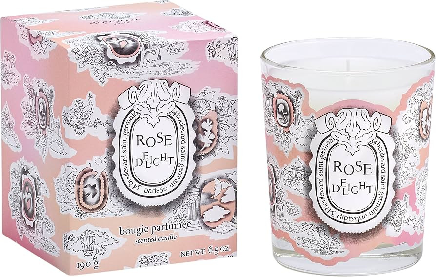 Diptyque Rose Delight Candle Full Size - Limited Edition | Amazon (US)
