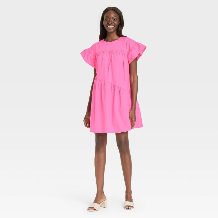 Women's Ruffle Short Sleeve Dress - Who What Wear™ | Target