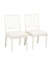 Set Of 2 21x35 Wooden Spindle Dining Chairs | Chairs & Seating | Marshalls | Marshalls