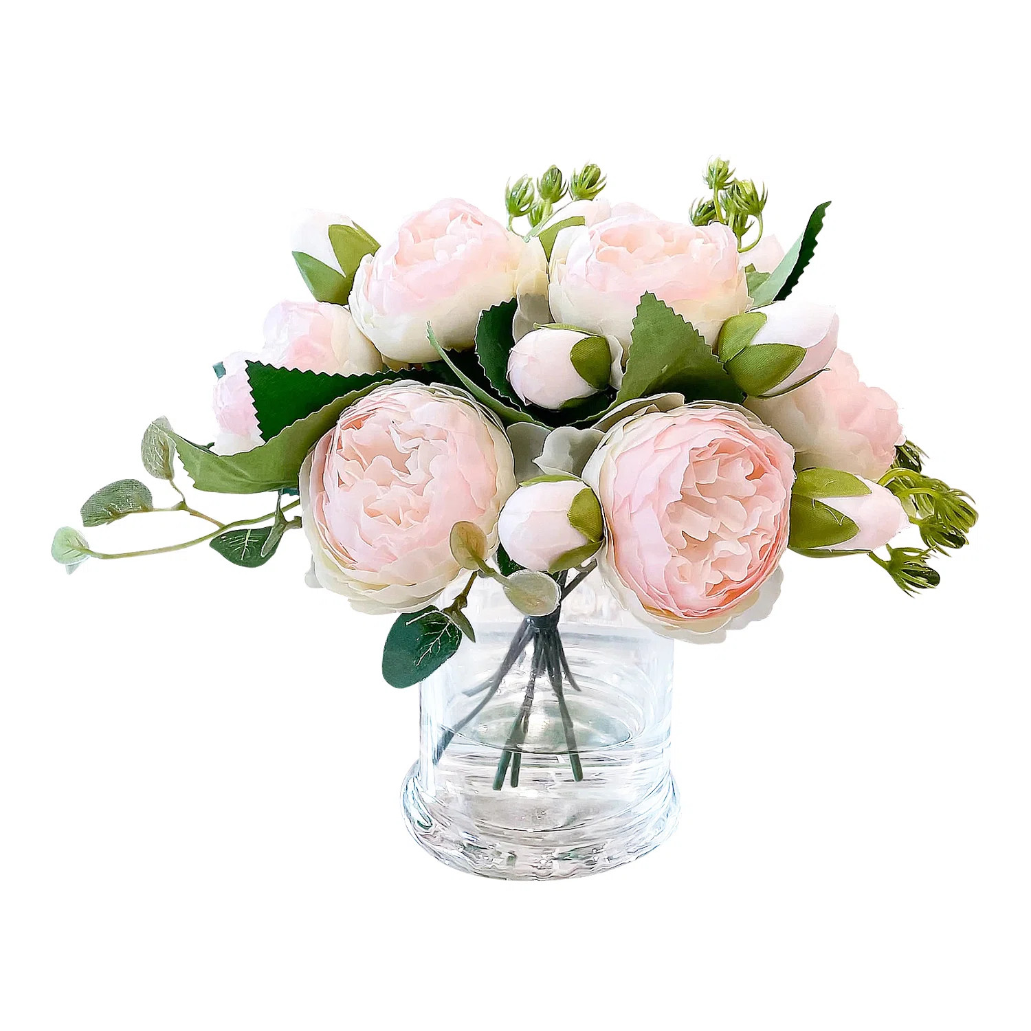 Rose Arrangement in Vase | Wayfair North America