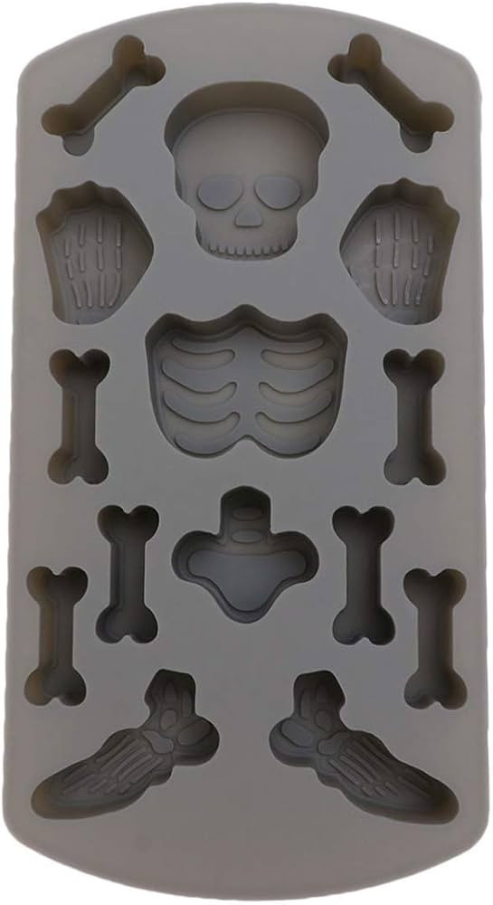 SEWACC Halloween Baking Mold Human Skeleton Skull Mold Nonstick Silicone Fondant Cakes Mold Bakin... | Amazon (CA)
