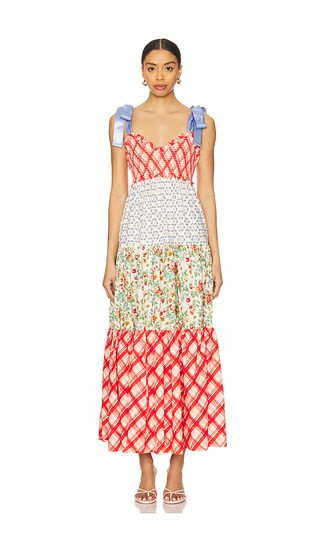 Free People Bluebell Maxi Dress in Red. - size S | Revolve Clothing (Global)