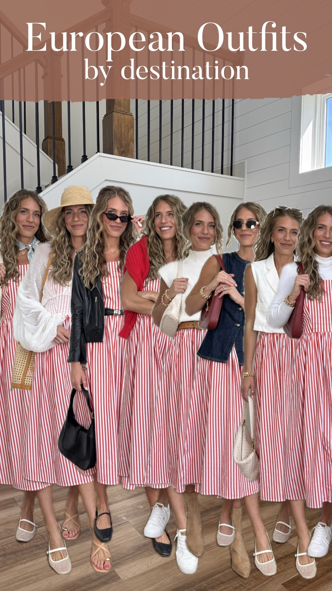 Walmart striped dress 8 ways
Sizing:
Size small in dress. Size down
Small in all tops
Medium in cardi and jacket

#LTKTravel #LTKStyleTip