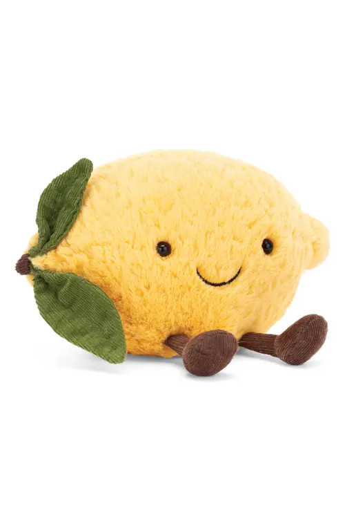 Jellycat Amusable Lemon Stuffed Animal in Yellow at Nordstrom | Nordstrom