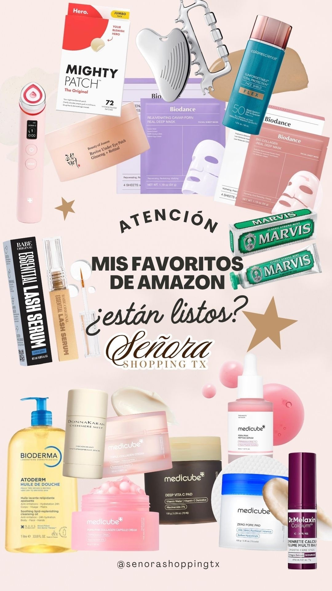 Amazon favorites spring sale 

Aquí te comparto mis favoritos de Amazon para el Spring Sale 🌸✨
Todos son productos de self-care y skincare, aprobados por mí y que no te vas a arrepentir de agregar a tu carrito 🛒💖
Y lo mejor: ¡todos están en descuento! Aprovecha 👀