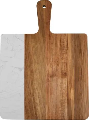 BOMBAY Acacia Wood & White Marble Cutting Board | Nordstromrack | Nordstrom Rack