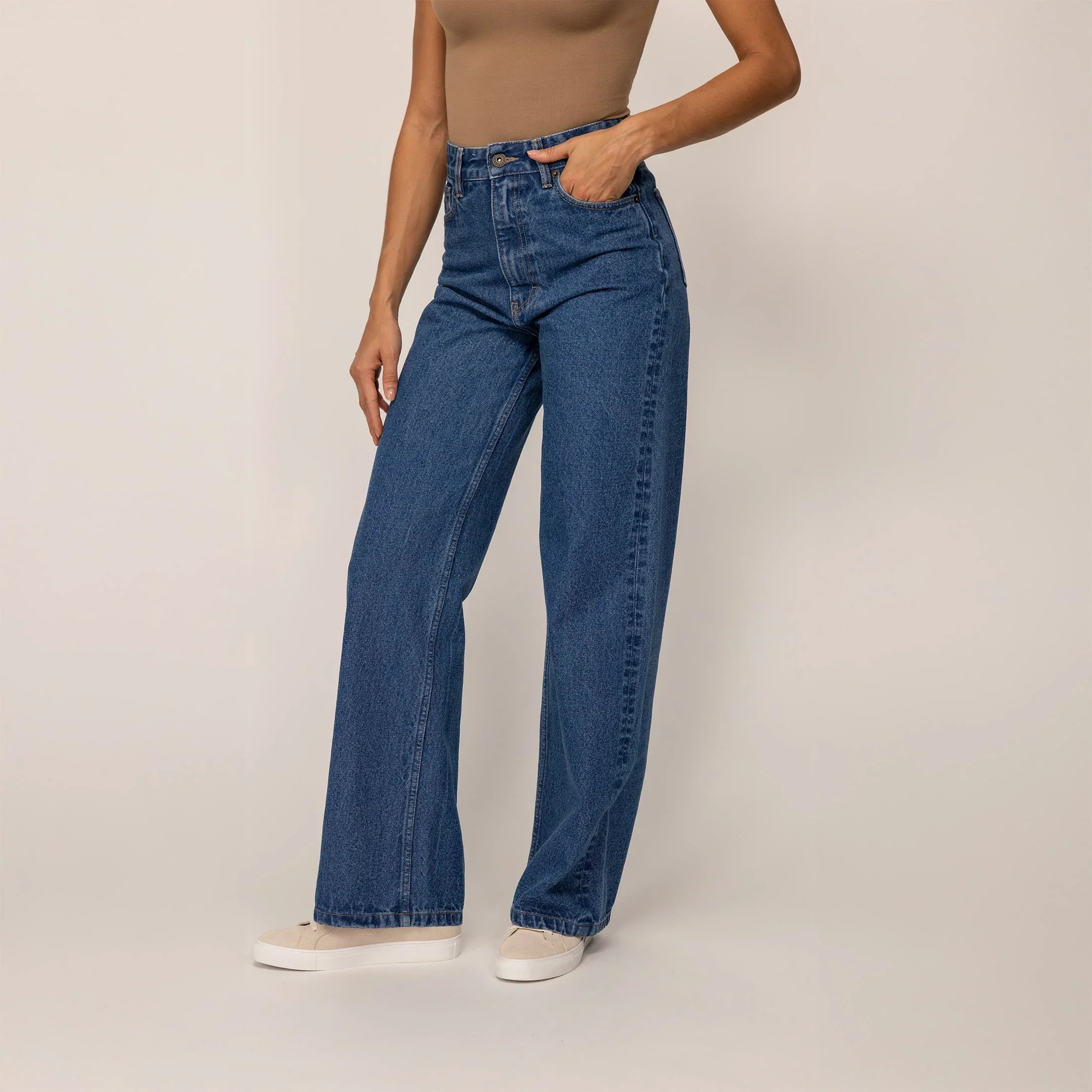 High-Waisted Wide Leg Jeans | Marame