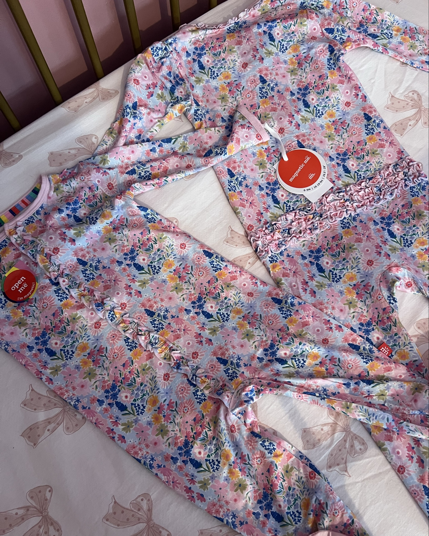 Our favorite onesies were having their semi-annual sale and we couldn’t miss a good opportunity to grab these cuties! 🌸

Never zip or button again, magnetic 🧲 onesies are a total game changer! 🙌🏼

6-9 month footie & 18-24 month open foot ruffle butt 

#LTKKids #LTKBaby #LTKSaleAlert