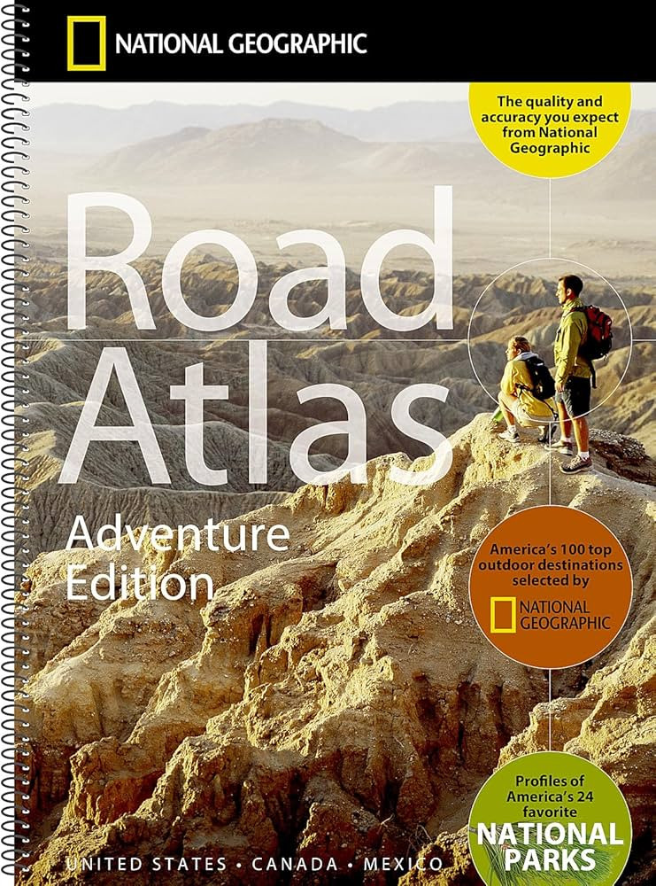 National Geographic Road Atlas 2027: Adventure Edition [United States, Canada, Mexico] | Amazon (US)