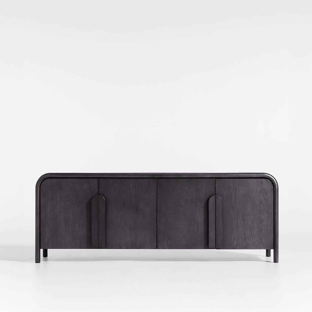 Annie 72" Natural Storage Media Credenza by Leanne Ford + Reviews | Crate & Barrel | Crate & Barrel
