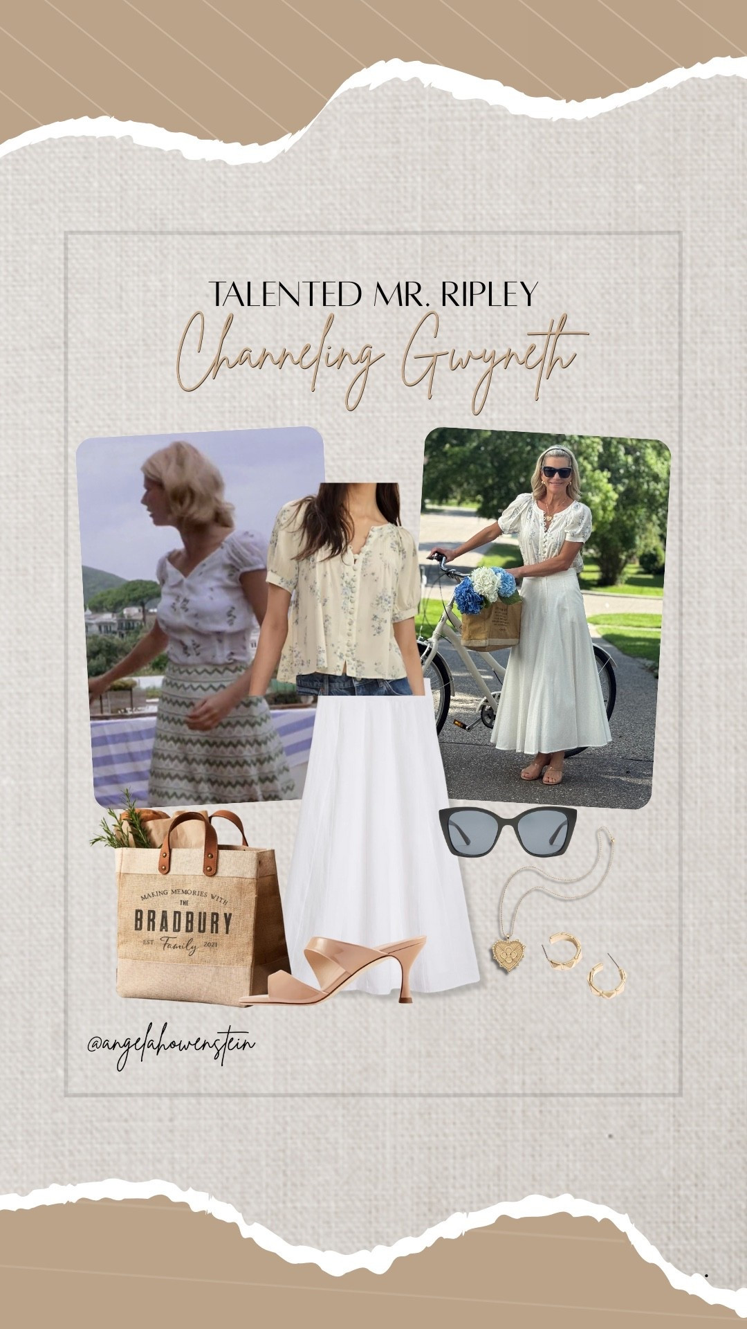 Wearing pieces that feel like a scene from The Talented Mr. Ripley.

gwyneth paltrow style, talented mr ripley fashion, 90s outfit inspo, neutral style, summer outfit, classic fashion, timeless outfit, coastal style, linen outfit, vintage look



#LTKItBag #LTKStyleTip #LTKShoeCrush