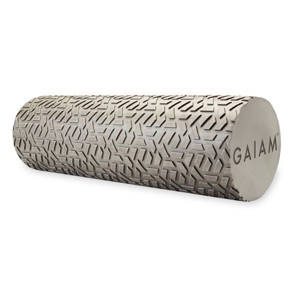 Gaiam Restore 18" Textured Foam Roller - Gray | Target