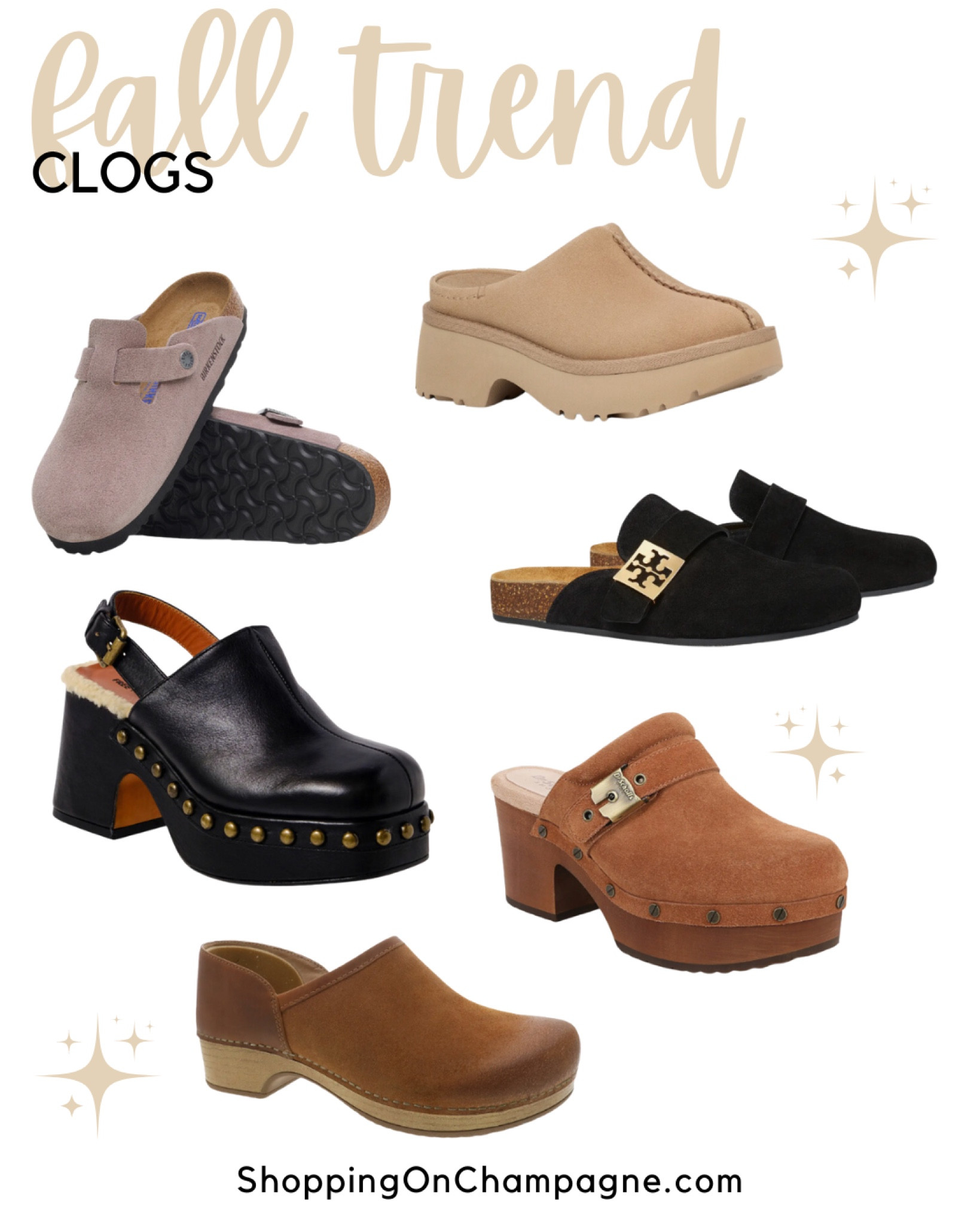 FALL SHOE TREND: Clogs! You can’t go wrong with the clog trend this season whether you choose cork-bed Birkenstock style clogs or the OG wooden clogs like Dansko. 

#LTKStyleTip #LTKShoeCrush #LTKSeasonal