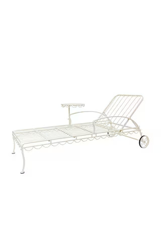 business & pleasure co. Al Fresco Sun Lounger in White | FWRD 