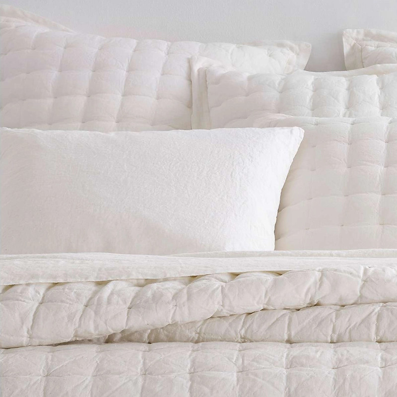 Lush Linen Ivory Sham | Annie Selke