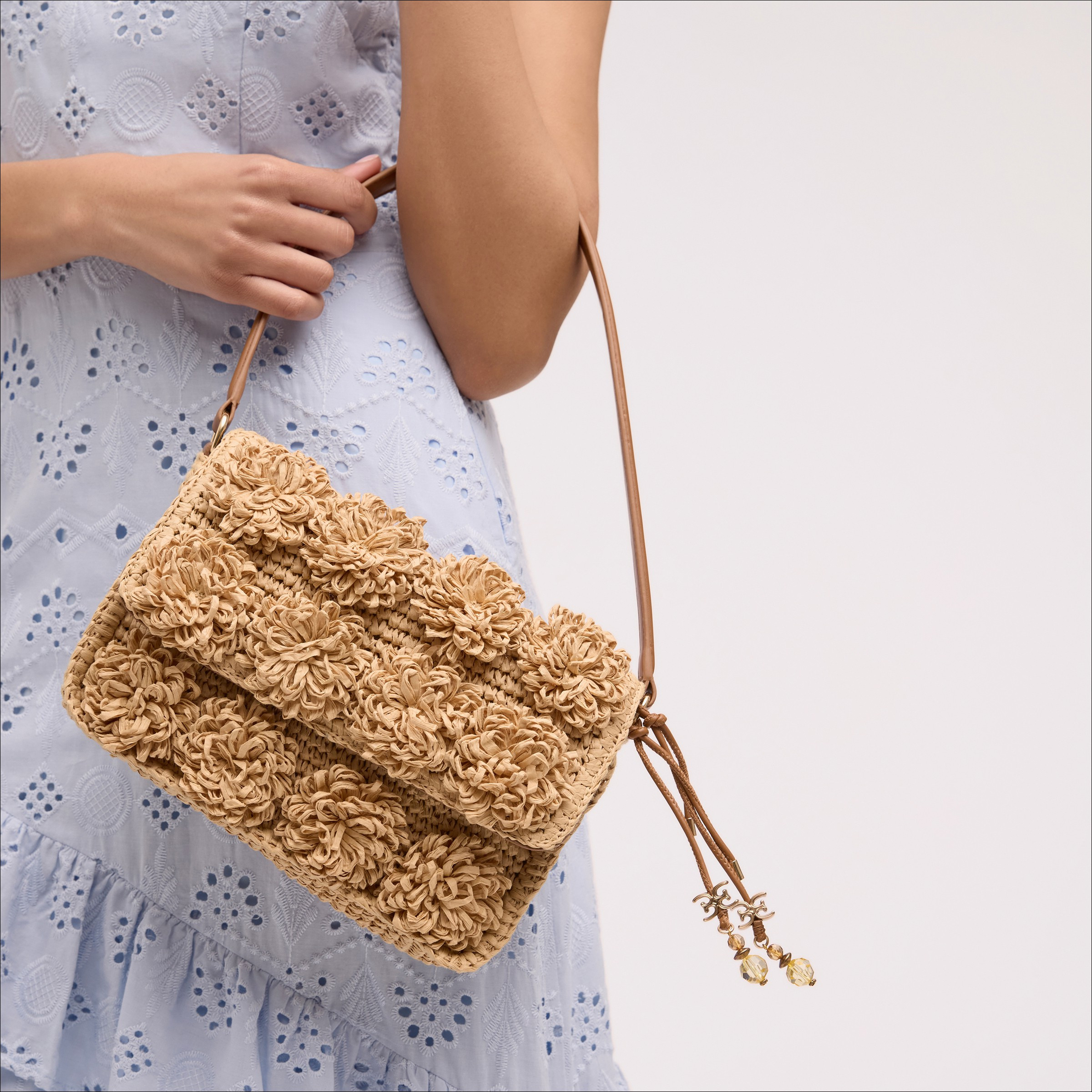 Sam Edelman Phoebe Small Shoulder Bag Beige | Sam Edelman