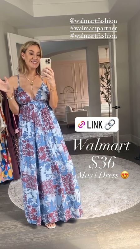 $36 Walmart maxi dress that is so perfect for summer! ☀️

#LTKSaleAlert #LTKStyleTip #LTKSeasonal