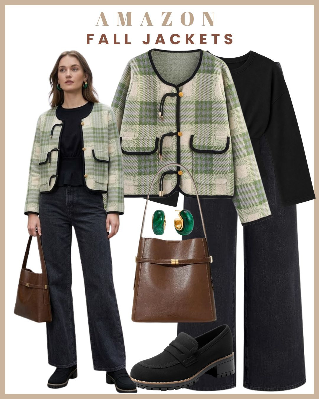 Fall jackets you’ll want to live in 🍂🤎

The perfect jackets to take your wardrobe from summer to fall — adding that extra layer while keeping every outfit effortlessly chic ✨

From classic tailored jackets to cropped styles and everyday layers, these are the pieces that instantly make a simple outfit feel more polished. 

 #LTKdayinmylife #LTKgrwm #LTKootd
