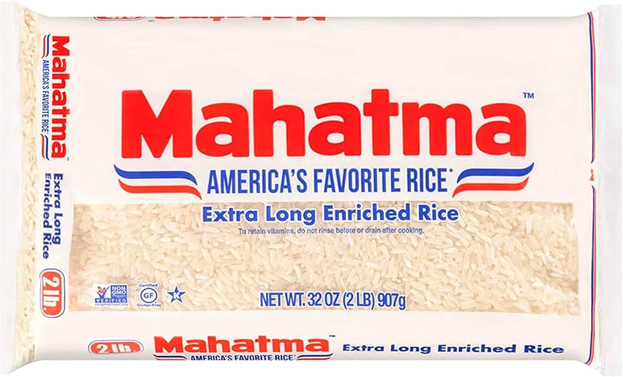 Mahatma Extra-Long-Grain Rice 2-Pound Rice Bag, Gluten-Free and Non-GMO White Rice Bulk Bag, 1 Ba... | Amazon (US)