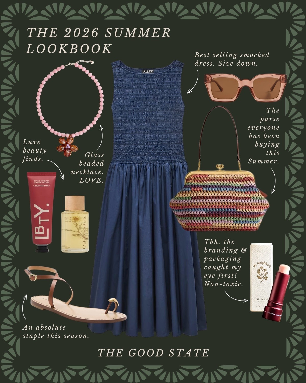 This is lookbook is for the ladies who love a mix of bright colors and happy patterns as well as neutral staples for the everyday. For the one’s strolling down a cobblestone road in their favorite coastal town (if it's in New England or along 30A take me with you!!). For early risers heading off to the Saturday Morning Farmers Market. For the Garden Party goers wearing their favorite gingham dress. This is for the ladies hosting (or attending) their next Sunday Supper Club. For the brunch-ers and seaside book readers🤍

This collection is full of seasonal outfit ideas for the summertime girlies embracing light layers, linen, gingham, playful patterns, dainty accessories and of course the ease of a Summer dress and a new pair of sandals.

#LTKSaleAlert #LTKActive #LTKootd