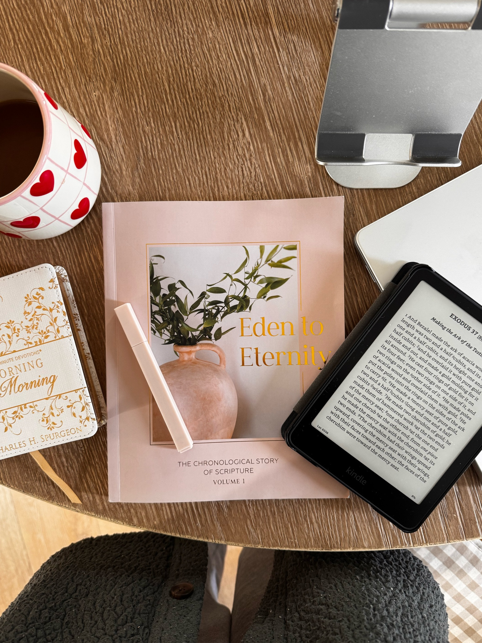 This kindle is def the best purchase I’ve made this year and goes everywhere with me. It holds everything I’m reading in one place and I love that it’s easy on my sensitive eyes. 
Also, totally recommend this Eden to Etenity study that goes through the Bible Chronologically in a year.

#LTKHome #LTKMostLoved #LTKGiftGuide