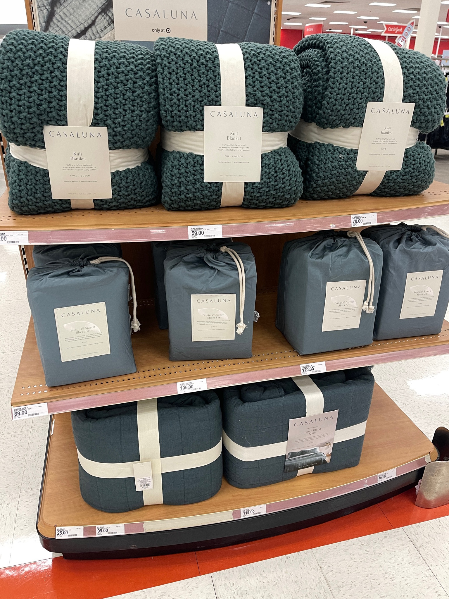 New Casaluna Bedding in this gorgeous Dark Teal! Not all pieces are online yet. 



#LTKhome