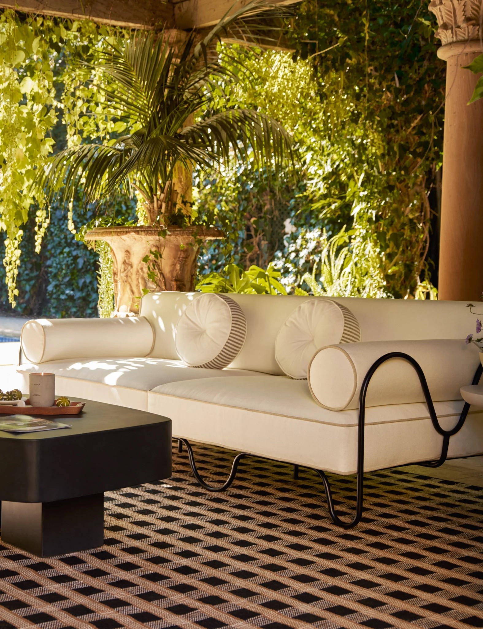 Outdoor sofa from @Lulu and Georgia 