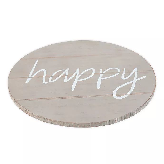 Mud Pie® "Happy" Lazy Susan | Bed Bath & Beyond