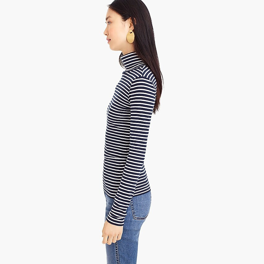 Perfect-fit turtleneck in stripe | J. Crew US